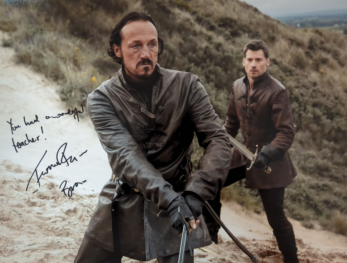 Jerome Flynn Signed Bron 12x16 Print - Game Of Thrones