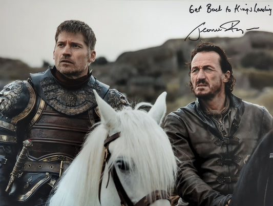 Jerome Flynn Signed Bron 12x16 Print - Game Of Thrones