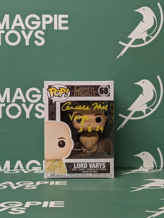 Conleth Hill Signed Lord Varys Funko Pop - Game Of Thrones