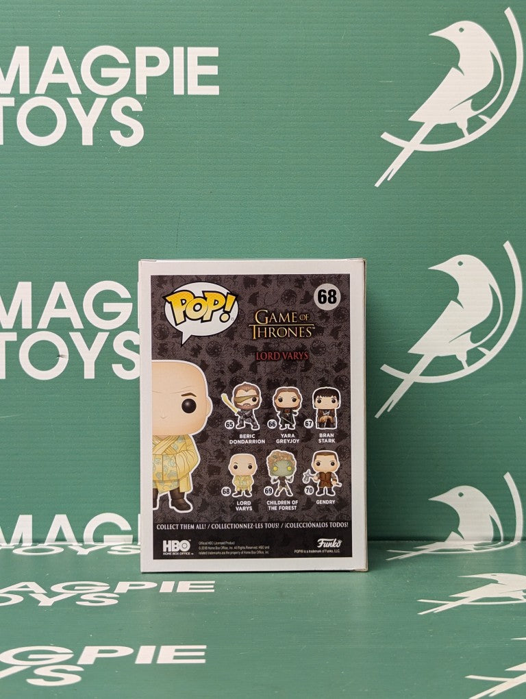 Conleth Hill Signed Lord Varys Funko Pop - Game Of Thrones