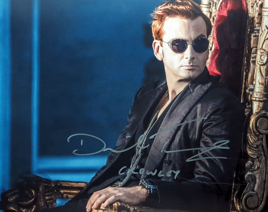 David Tennant Signed Crowley 11x14 Print - Good Omens