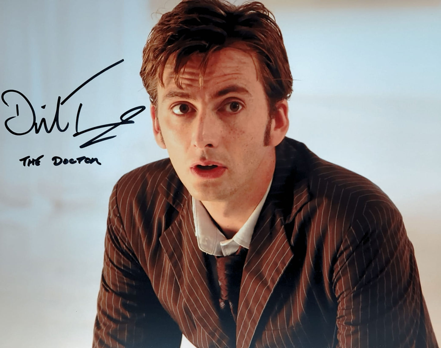 David Tennant Signed 10th Doctor 11x14 Print - Doctor Who