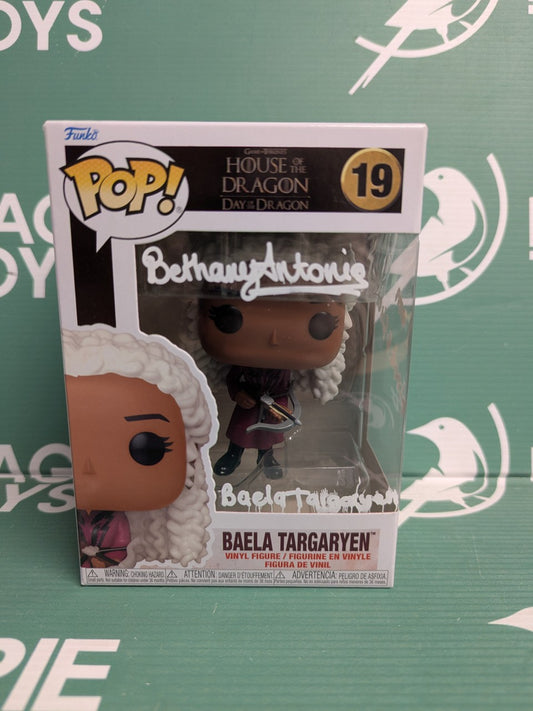 Bethany Anotonia Signed Baela Targaryen Funko Pop - House of The Dragon