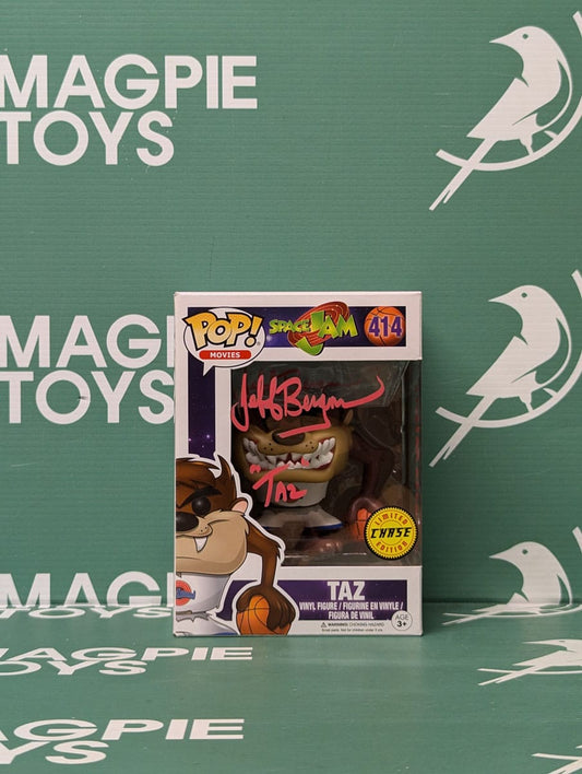 Jeff Bergman Signed Taz Funko Pop - Space Jam