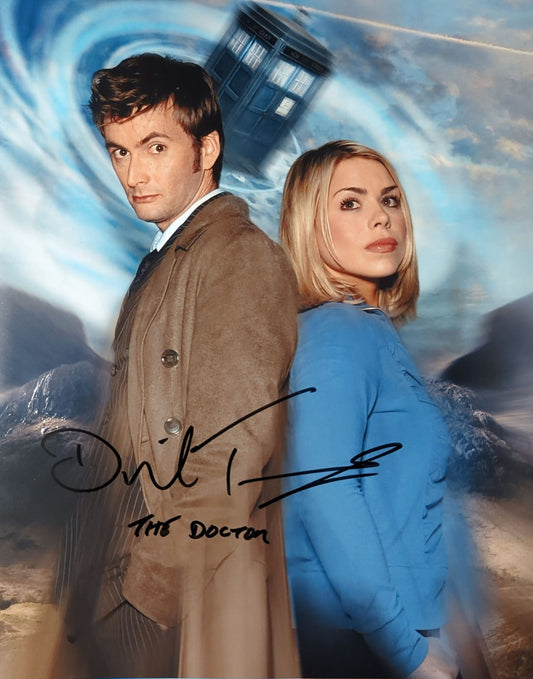 David Tennant Signed 10th Doctor 11x14 Print - Doctor Who