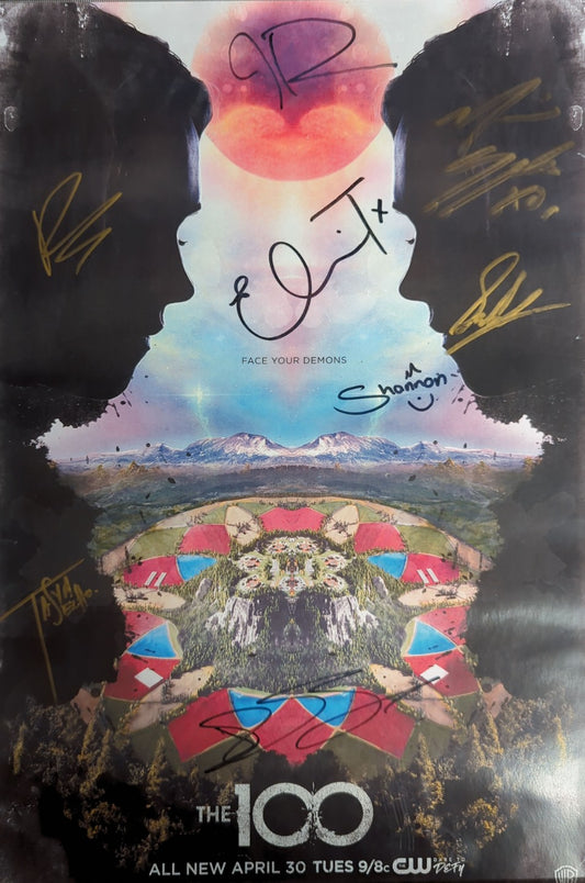 Multi Signed The 100 11x17 Print