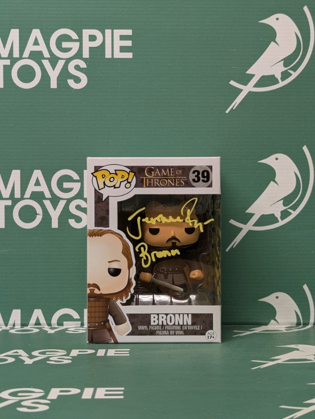 Jerome Flynn Signed Bronn Funko Pop - Game Of Thrones