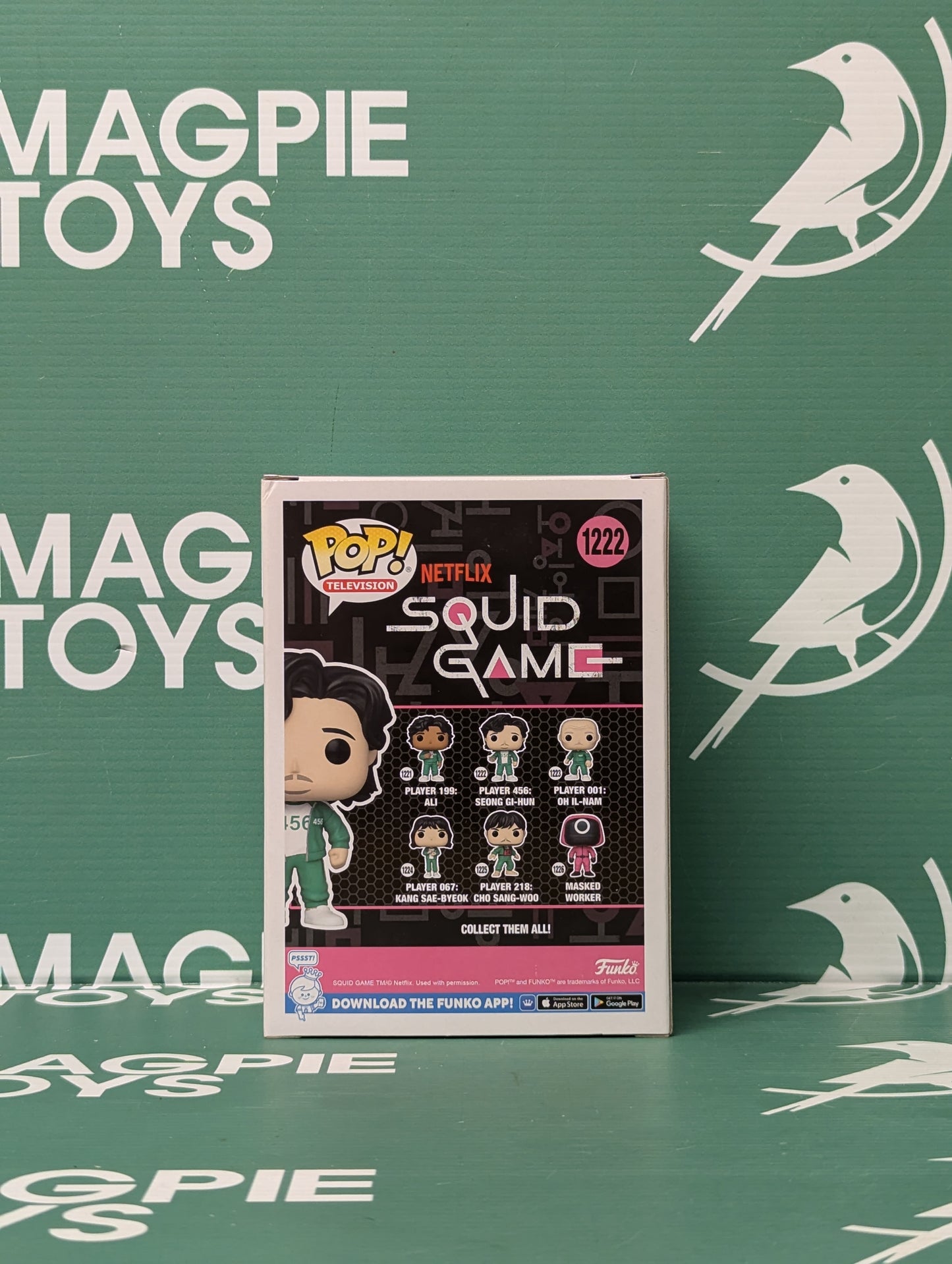 Lee Jung-jae Signed Player 456: Seong Gi-Hun Funko Pop Squid Games