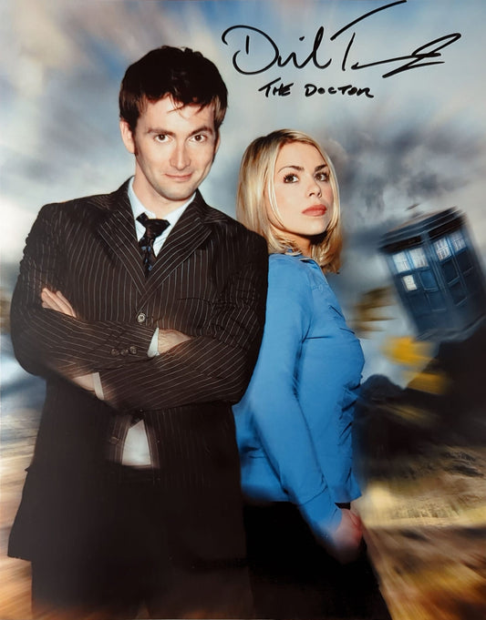 David Tennant Signed 10th Doctor 11x14 Print - Doctor Who