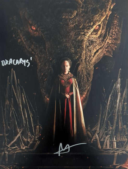 Milly Alcock Signed Rhaenyra 12x16 Print - House Of The Dragon