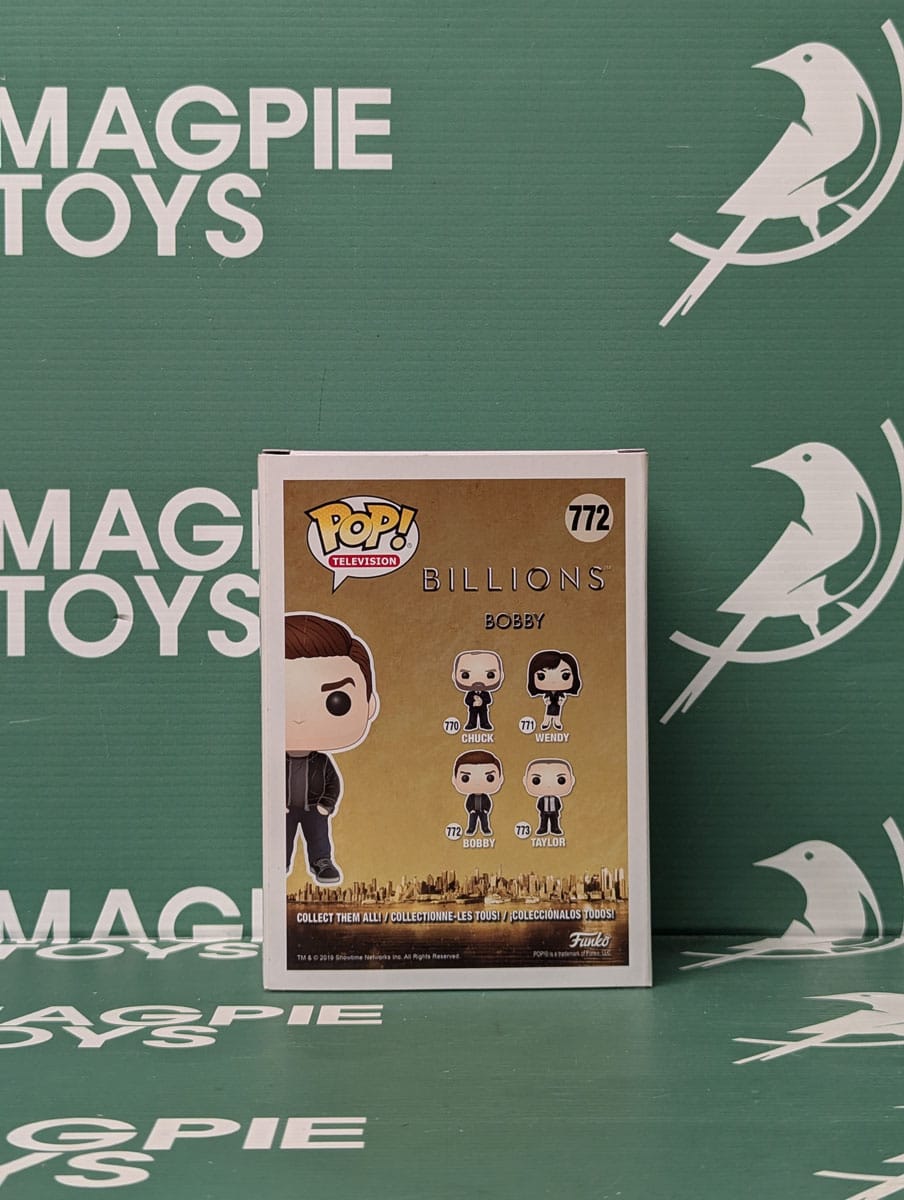 Damian Lewis Signed Bobby Funko Pop - Billions