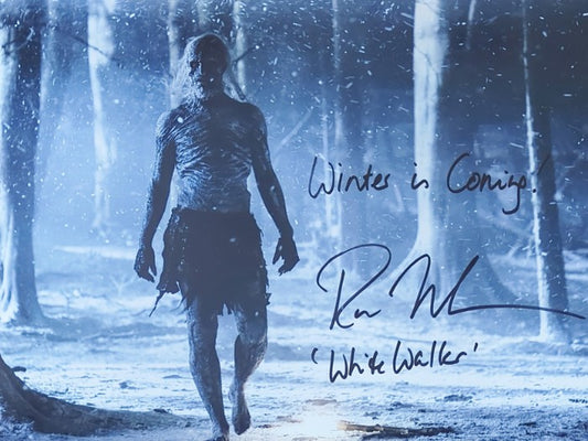 Ross Mullan Signed White Walker 12x16 Print - Game Of Thrones