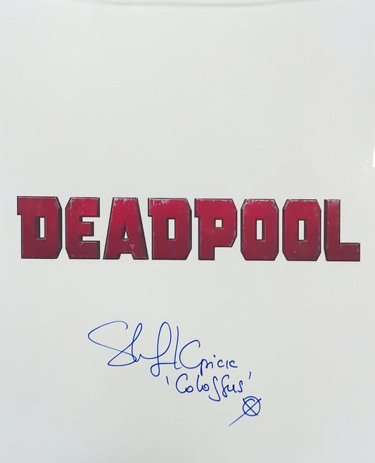 Stefan Kapičić Signed Colossus 16x20 Print - Deadpool