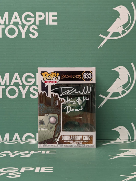 Paul Norrell Signed Dunharrow King Funko Pop - Lord Of The Rings