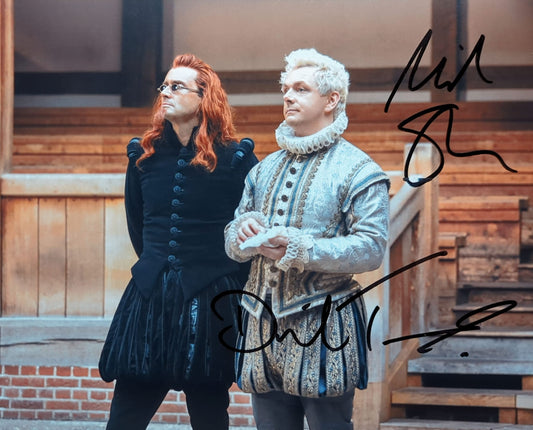 Michael Sheen & David Tennant Dual Signed 8x10 Print - Good Omens