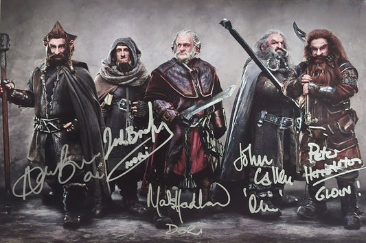 Multi Signed 8x12 Print - The Hobbit