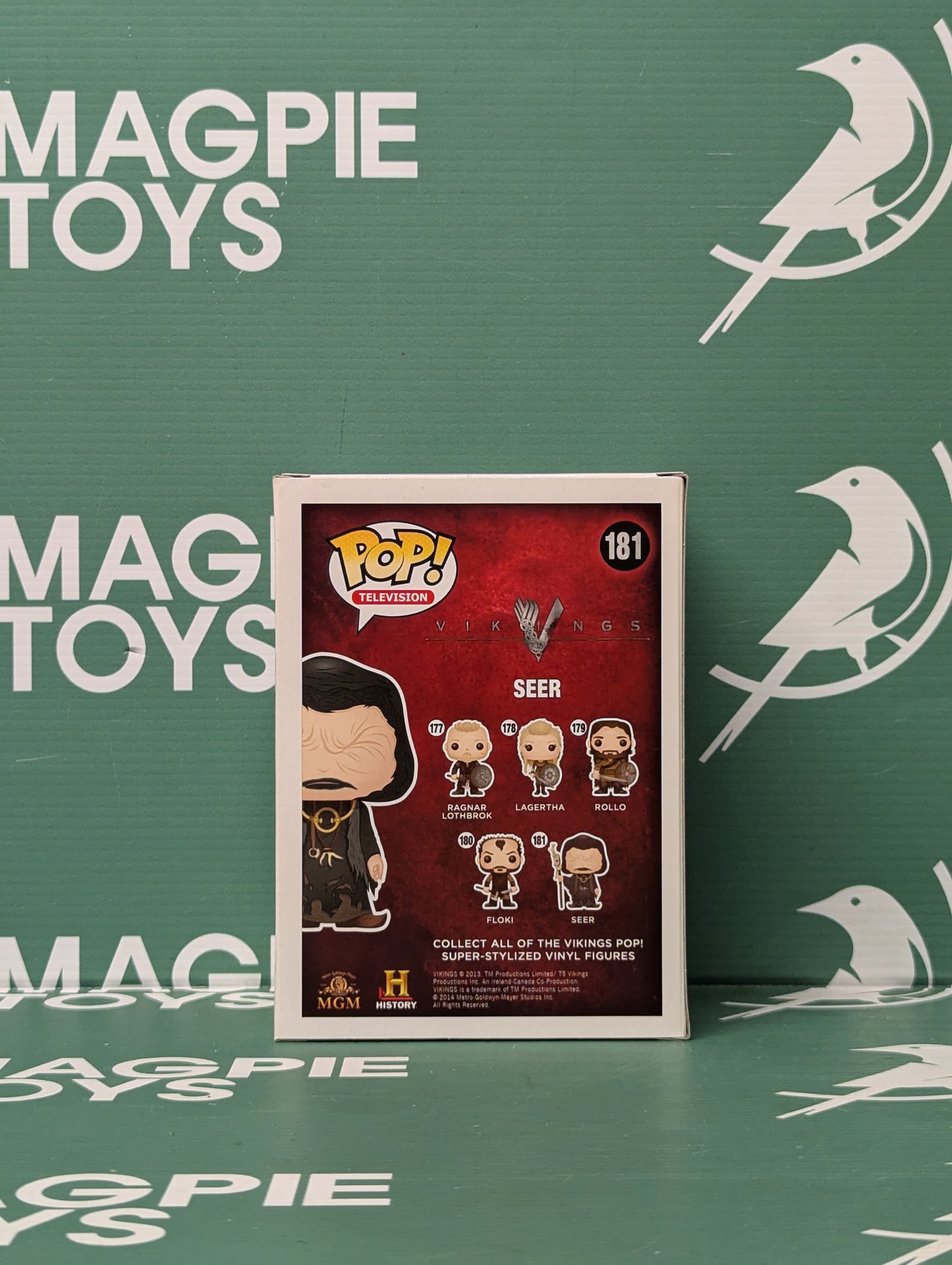 John Kavanagh Signed Seer Funko Pop - Vikings