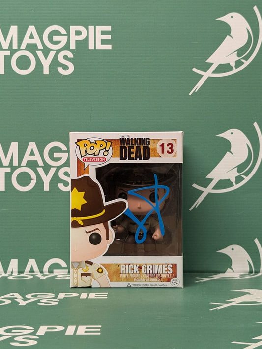 Andrew Lincoln Signed Rick Grimes Funko Pop - The Walking Dead