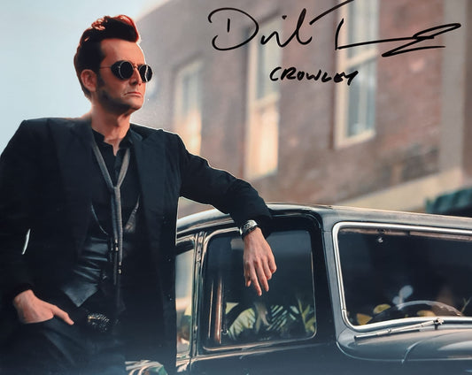 David Tennant Signed Crowley 11x14 Print - Good Omens