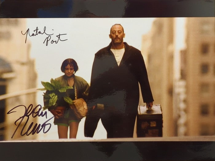 Natalie Portman and Jean Reno Dual Signed 11x14  Print - Leon