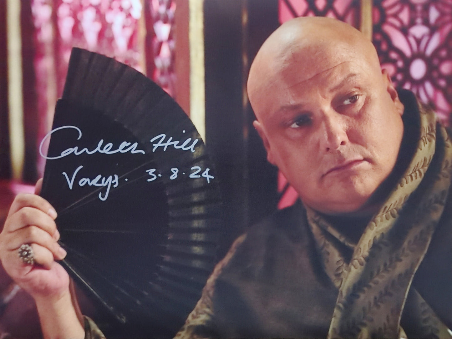 Conleth Hill Signed Lord Varys 12x16 Print - Game Of Thrones