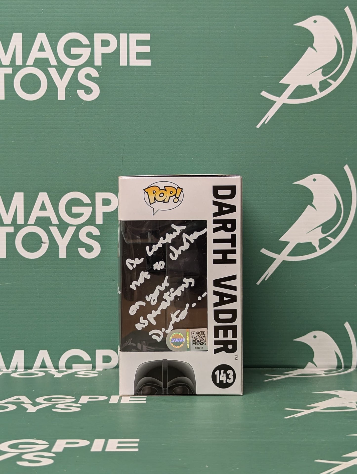 Daniel Naprous Signed Darth Vader Funko Pop - Star Wars