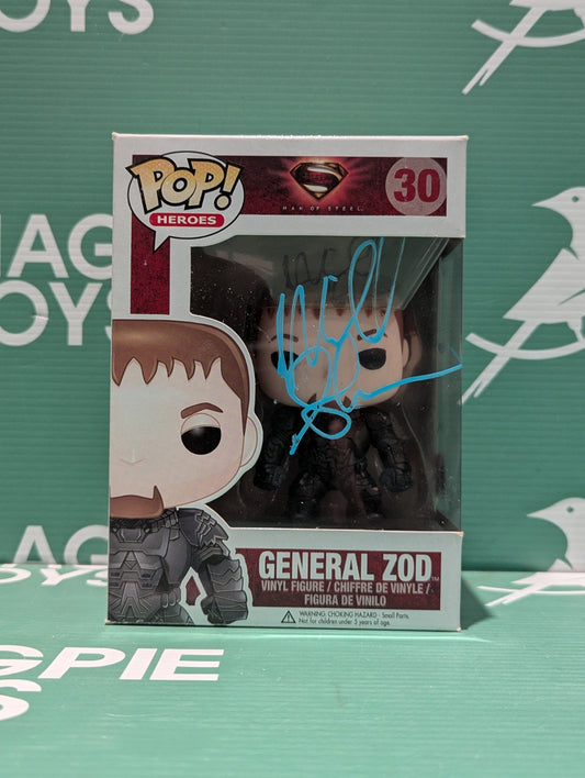 Michael Shannon Signed General Zod Funko Pop - Man of Steel