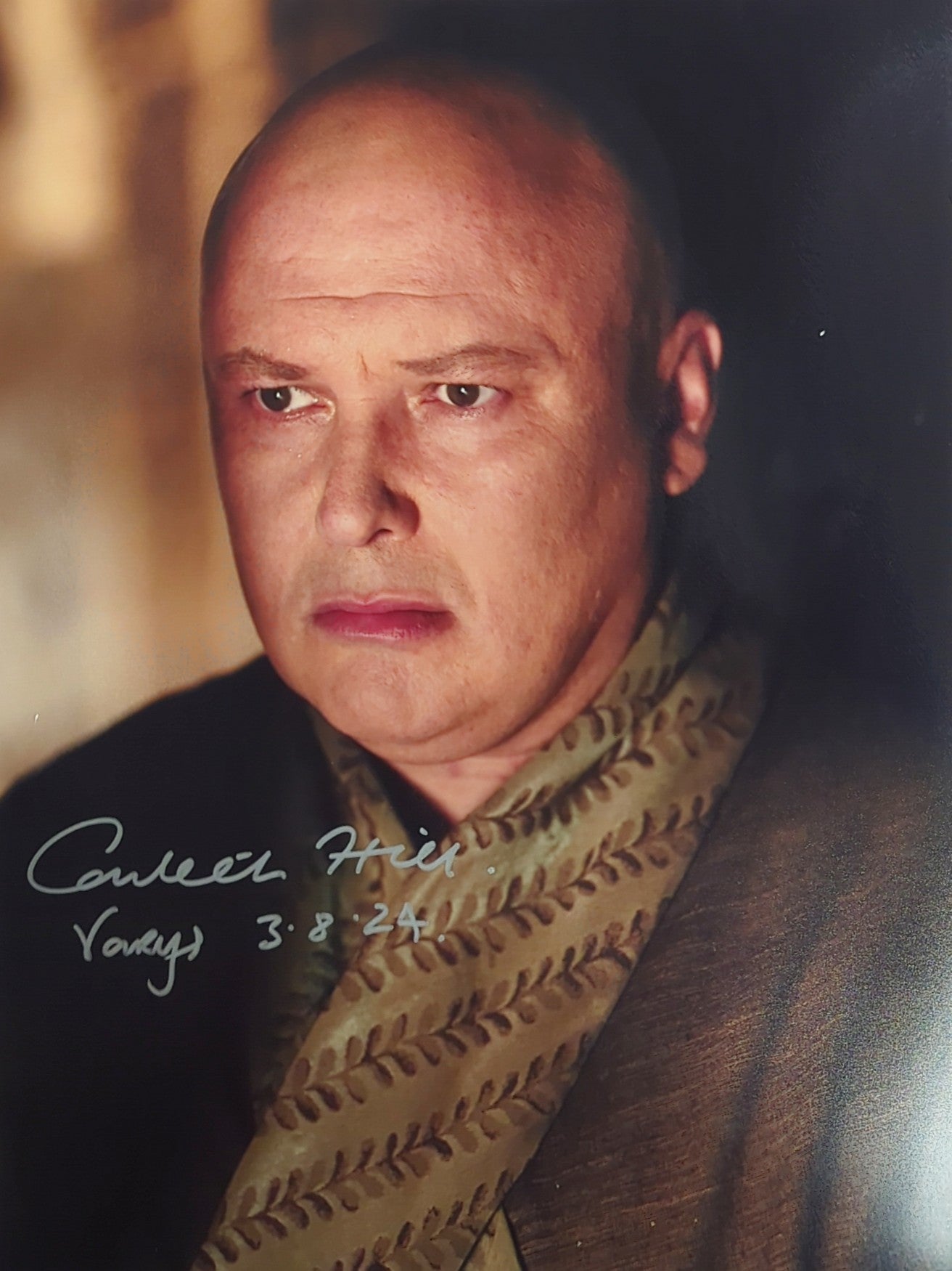 Conleth Hill Signed Lord Varys 12x16 Print - Game Of Thrones