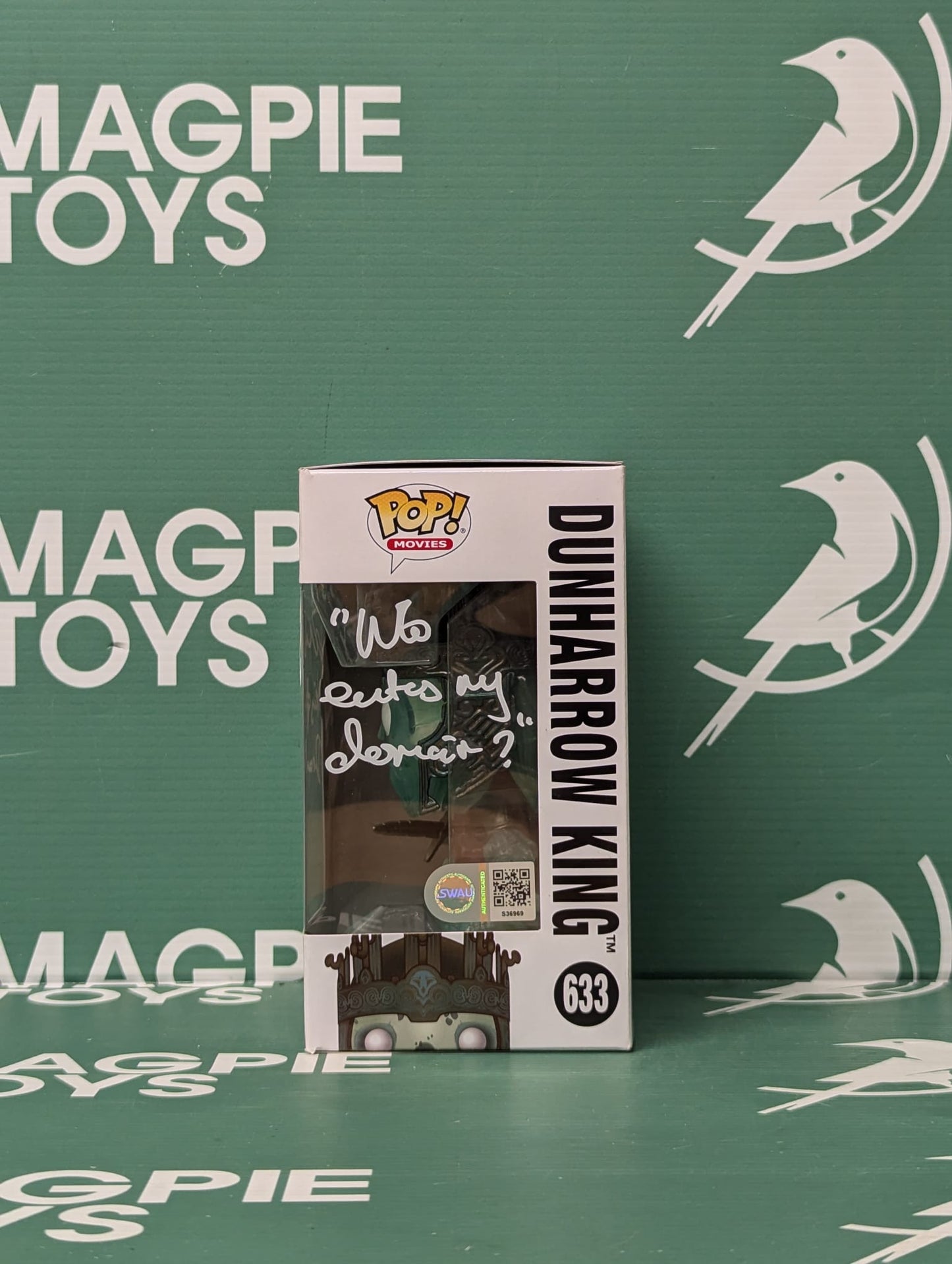 Paul Norrell Signed Dunharrow King Funko Pop - Lord Of The Rings