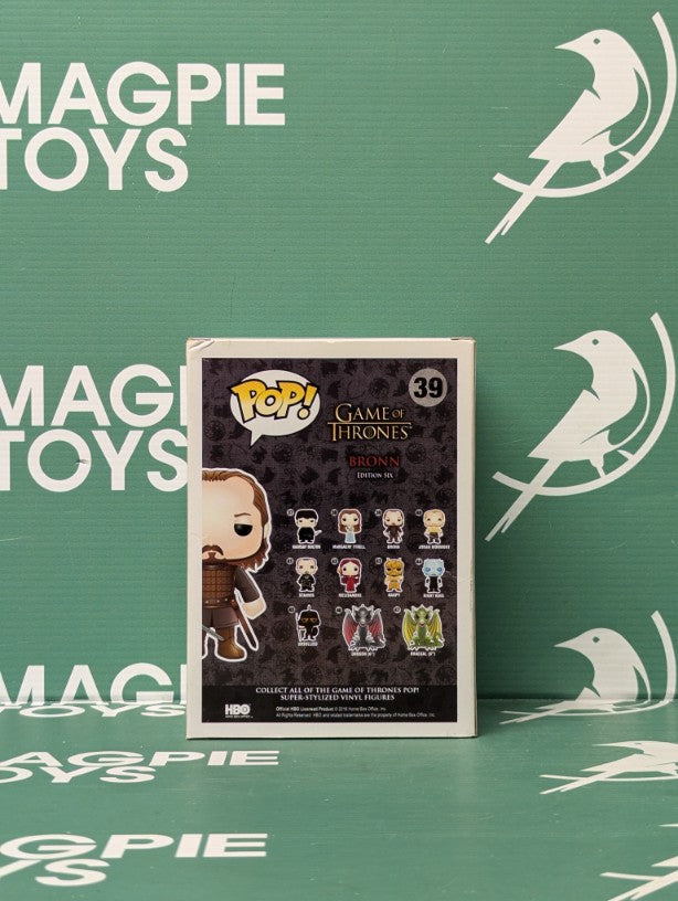 Jerome Flynn Signed Bronn Funko Pop - Game Of Thrones