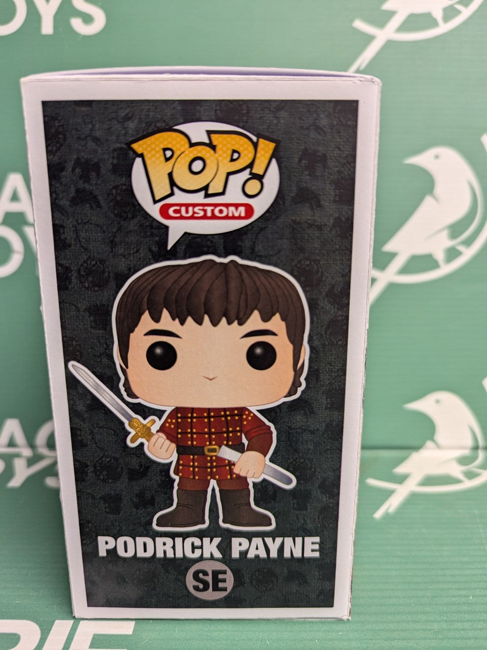 Daniel Portman Signed Podrick Payne Custom Funko Pop - Game of Thrones