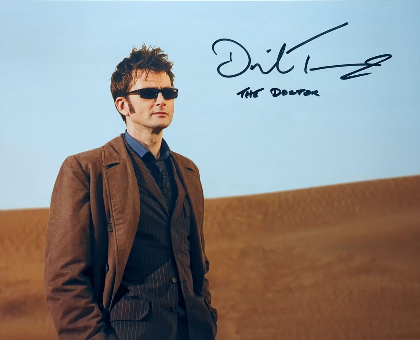 David Tennant Signed 10th Doctor 11x14 Print - Doctor Who